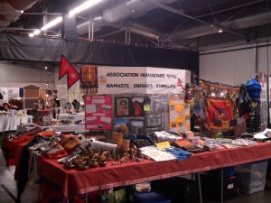 Marché de Noël - vente d'artisanat Népalais